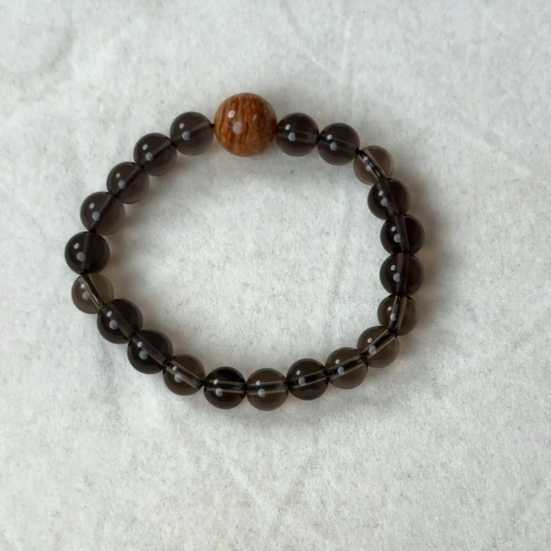 未镶嵌手链烟晶设计款