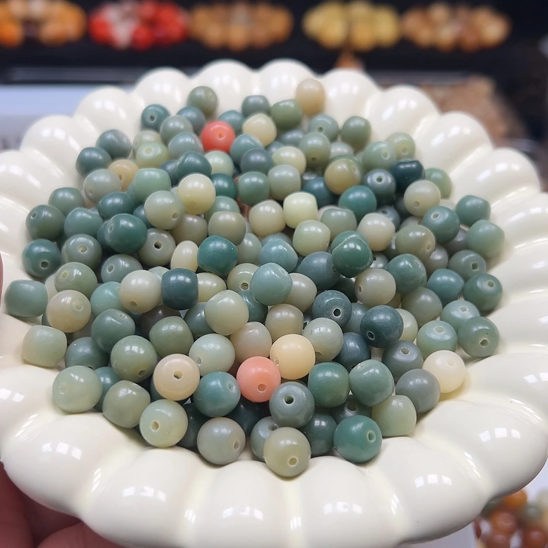 菩提根/象牙果手串微瑕卡9牛油果酒桶200颗卡牌➕100颗