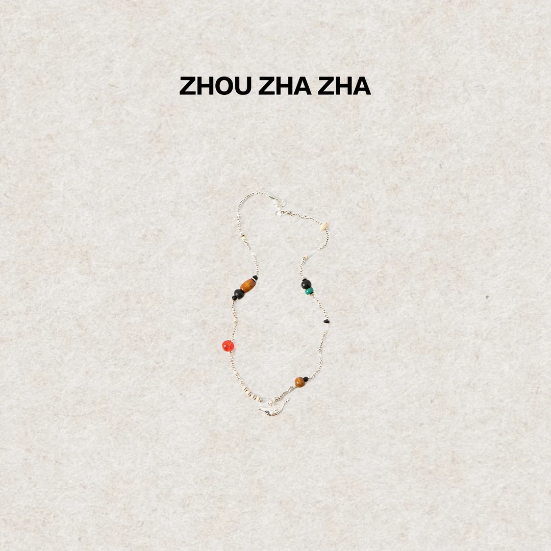 铜亚克力项链 【周炸炸】时尚百搭彩色ins项链#168129