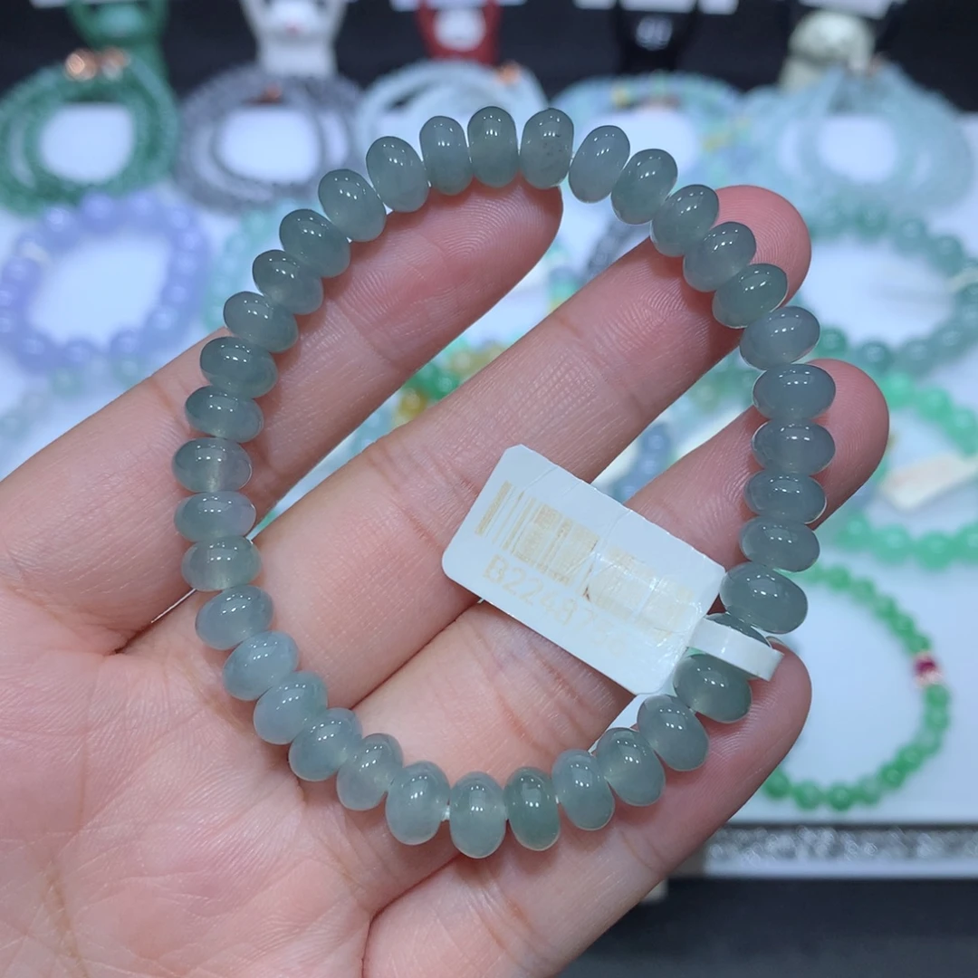 翡翠未镶嵌手串天然