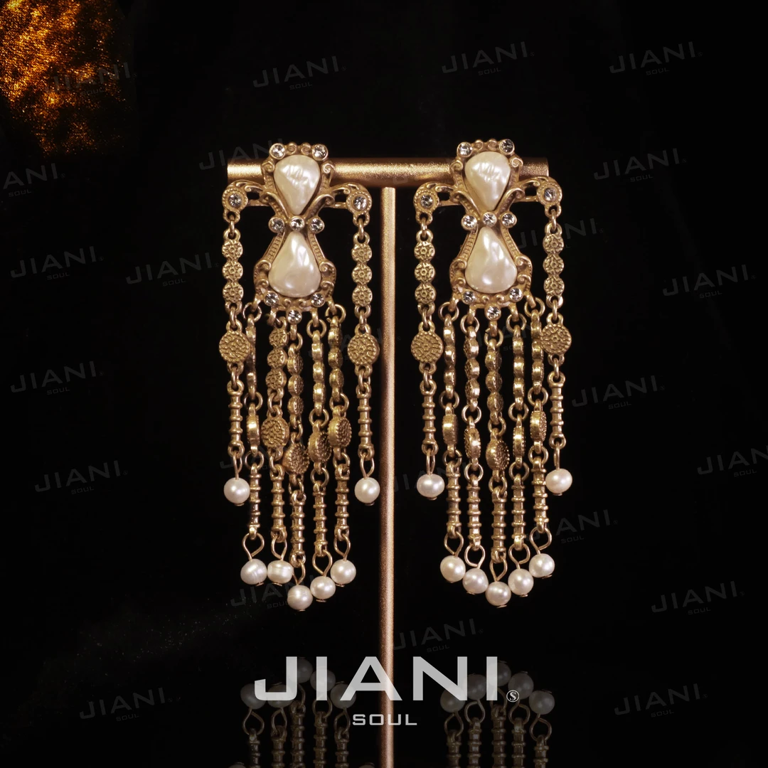 合金耳饰 JIANI【埃及博物馆“埃及萨米鼓秘境”系列】耳饰