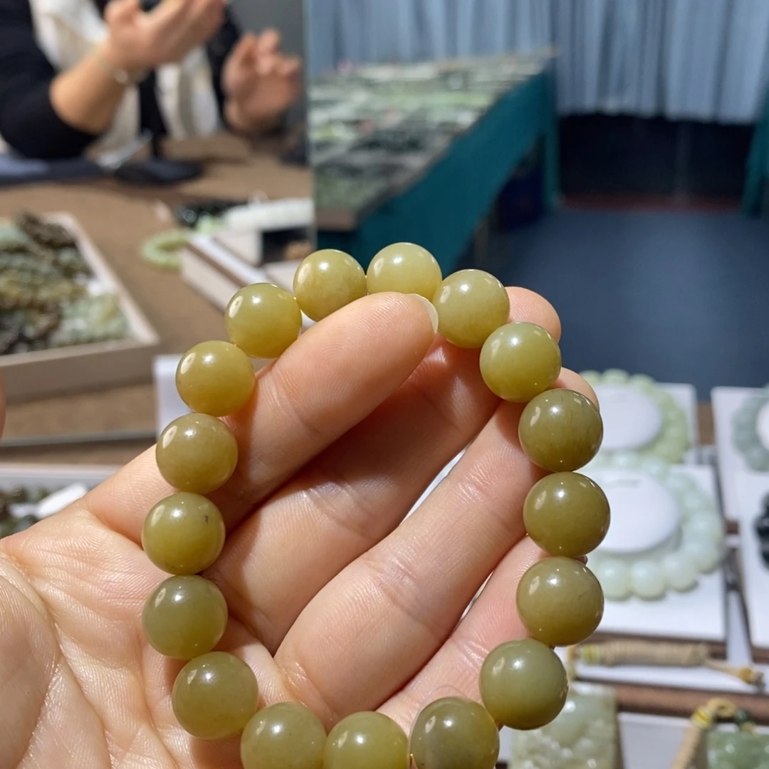 和田玉未镶嵌手链12