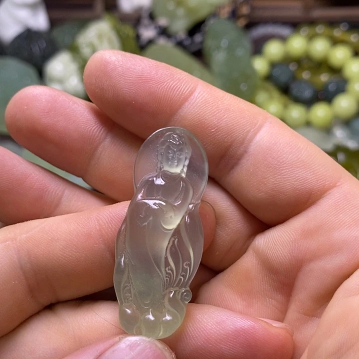 岫玉未镶嵌岫玉颈饰