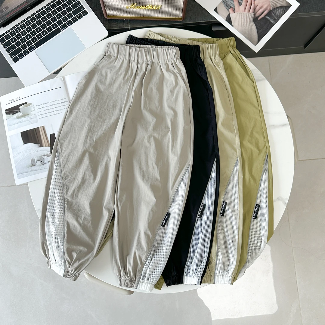 夏季儿童防晒裤休闲透气轻便薄款防蚊裤石家庄