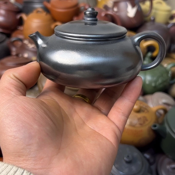 紫砂茶壶紫砂壶微瑕底部毛边