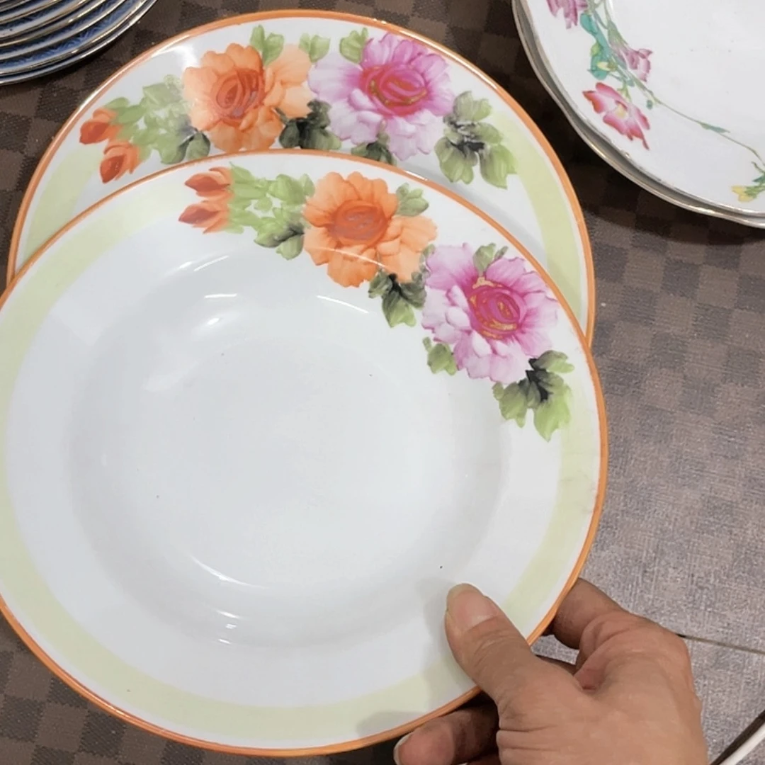【闪购商品】瓷片行*赵景德镇陶瓷23公分2个