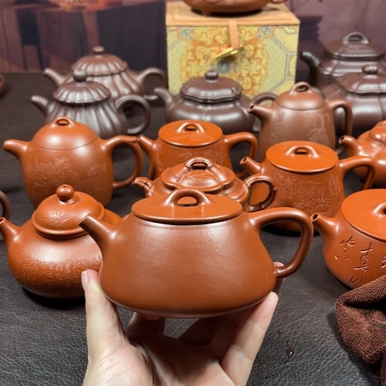 茶壶紫砂以*原矿朱泥200毫升