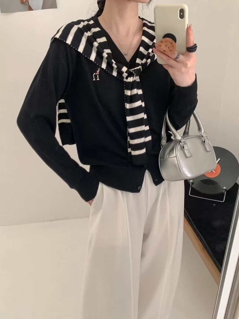 梵朵针织【401-499】秋季气质新款时尚针织毛衣上衣百搭女装