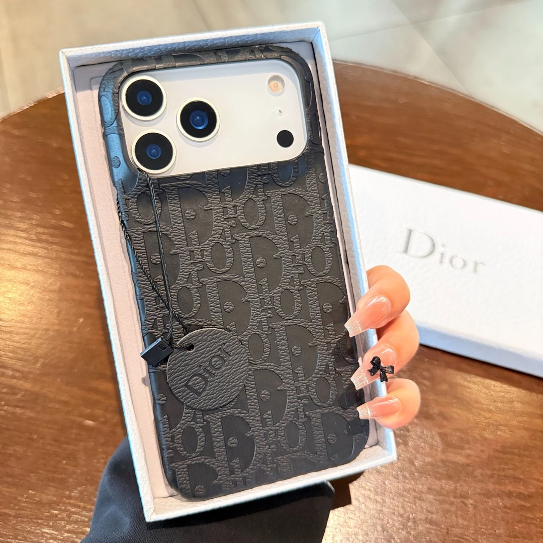 高级感半包苹果17promax手机壳iPhone16迪奥适用13外壳14/15ins女
