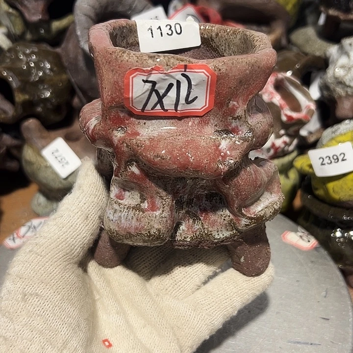 粗陶花盆制作就这样了，