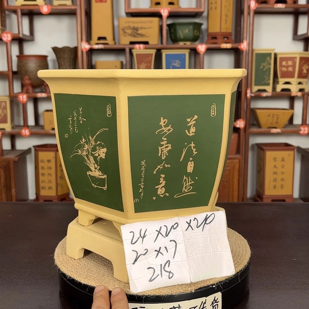 紫砂花盆紫砂花盆