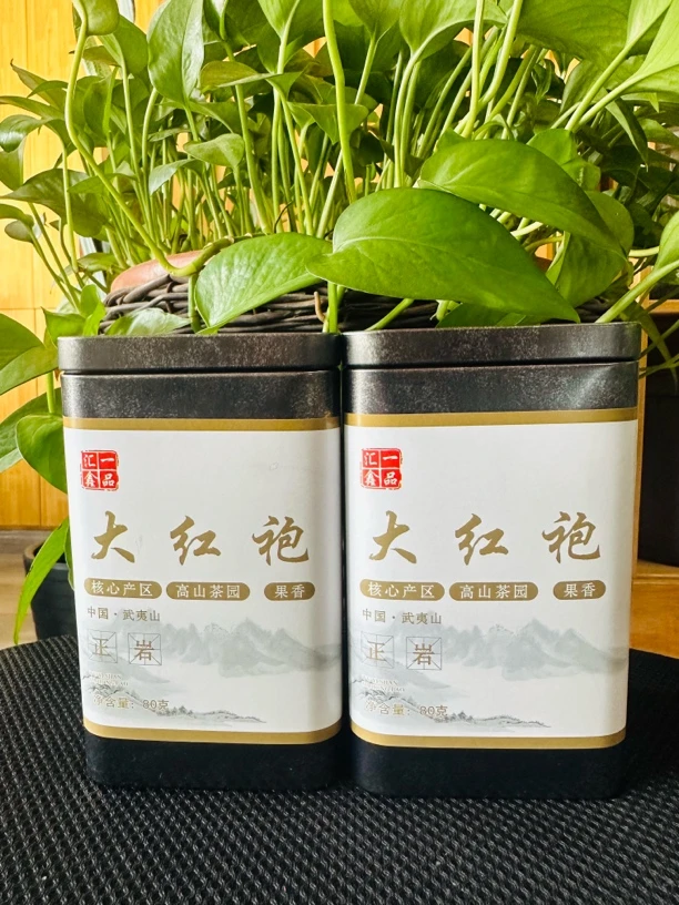 武夷岩茶 花果香大红袍 五龙茶 罐装80克