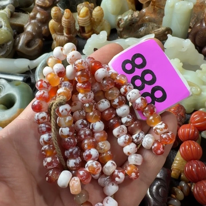 玛瑙/玉髓颈饰合金