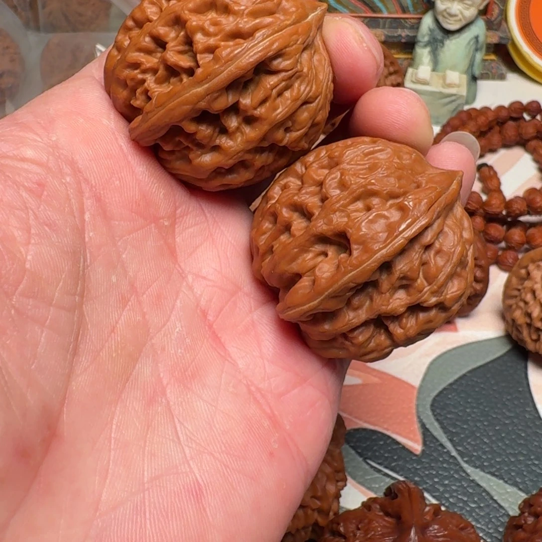 文玩核桃把件I****✨胖乎乎乾坤鼎