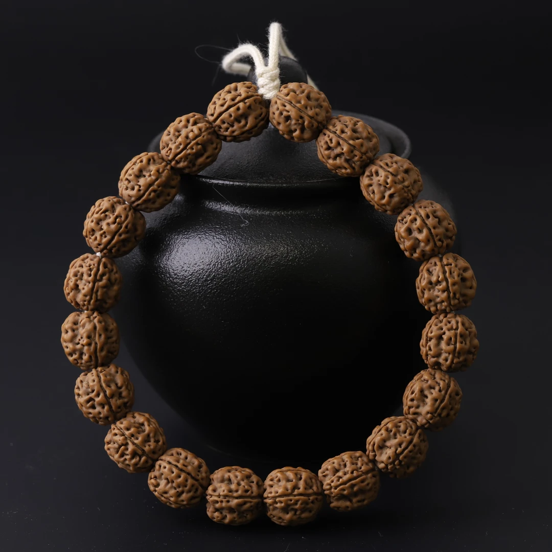 S1707【老S一代大盘龙】定制大尺寸原树盘龙纹小金刚单圈文玩手串