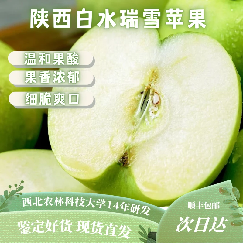 【应季好货】瑞雪苹果应季新鲜苹果脆甜多汁陕西白水瑞雪苹果陕西省