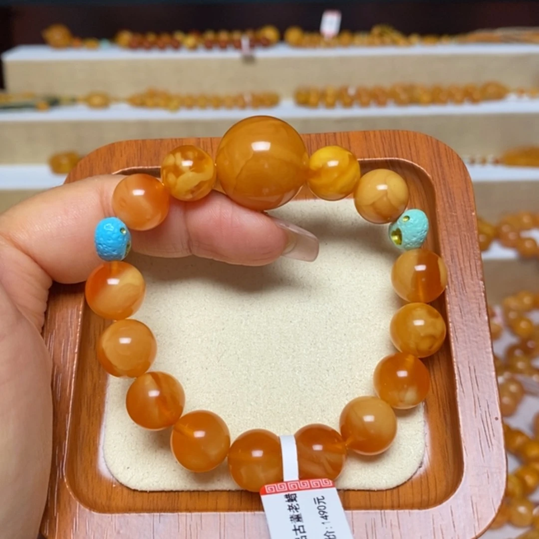 【闪购商品】未镶嵌蜜蜡手链手串