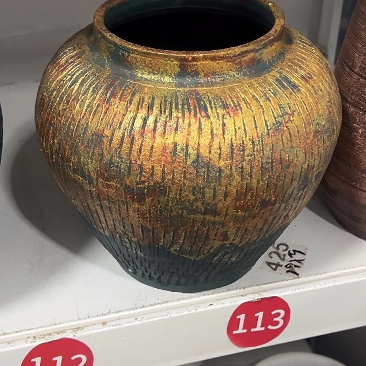 粗陶盆默认打孔高20口11