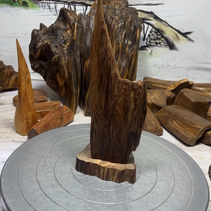 兵***士木一物一拍25摆件