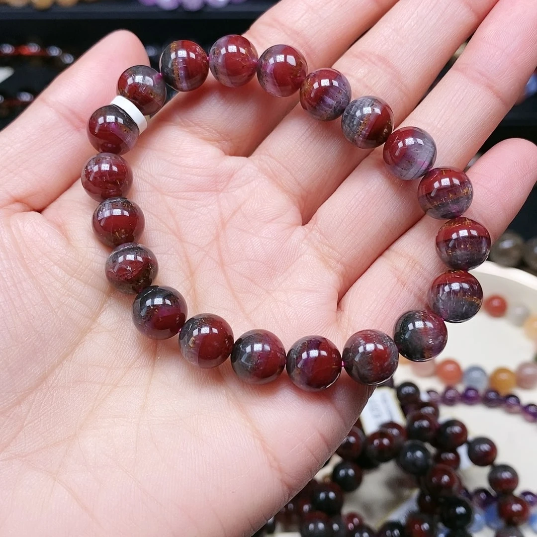 水晶手串未镶嵌极光9.8