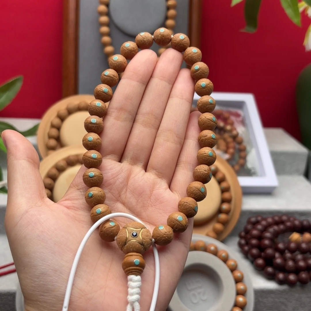凤眼菩提手串H****i11左右镶嵌手持