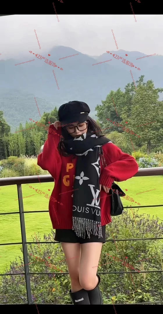 韩系秋冬穿搭慵懒软糯可爱加厚提花针织衫毛衣女新款宽松百搭上衣