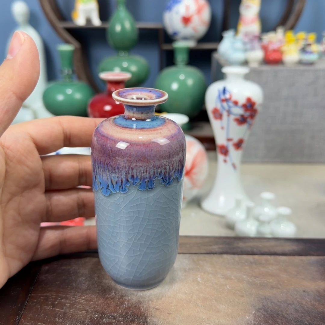 陶瓷手工小花器摆件