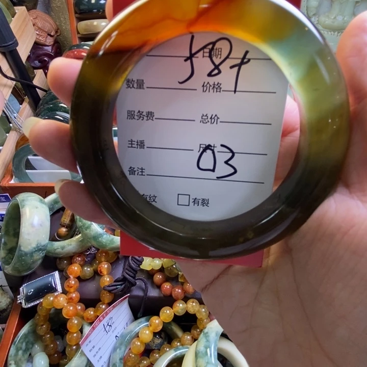 赵***火蛇纹石玉未镶嵌手镯