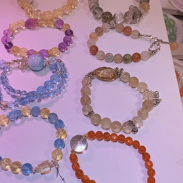 予***依水晶手链未镶嵌差价