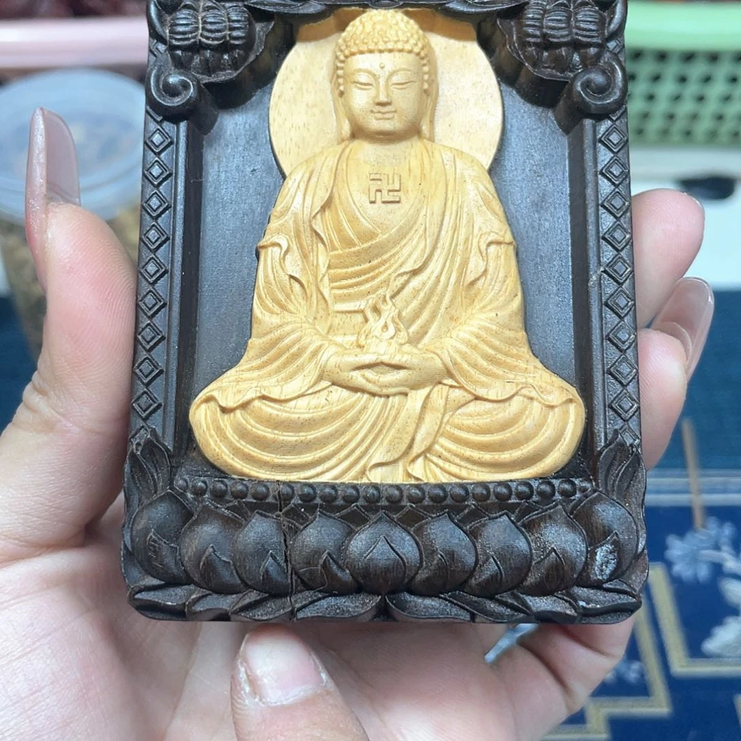 维腊木（绿檀）无事牌