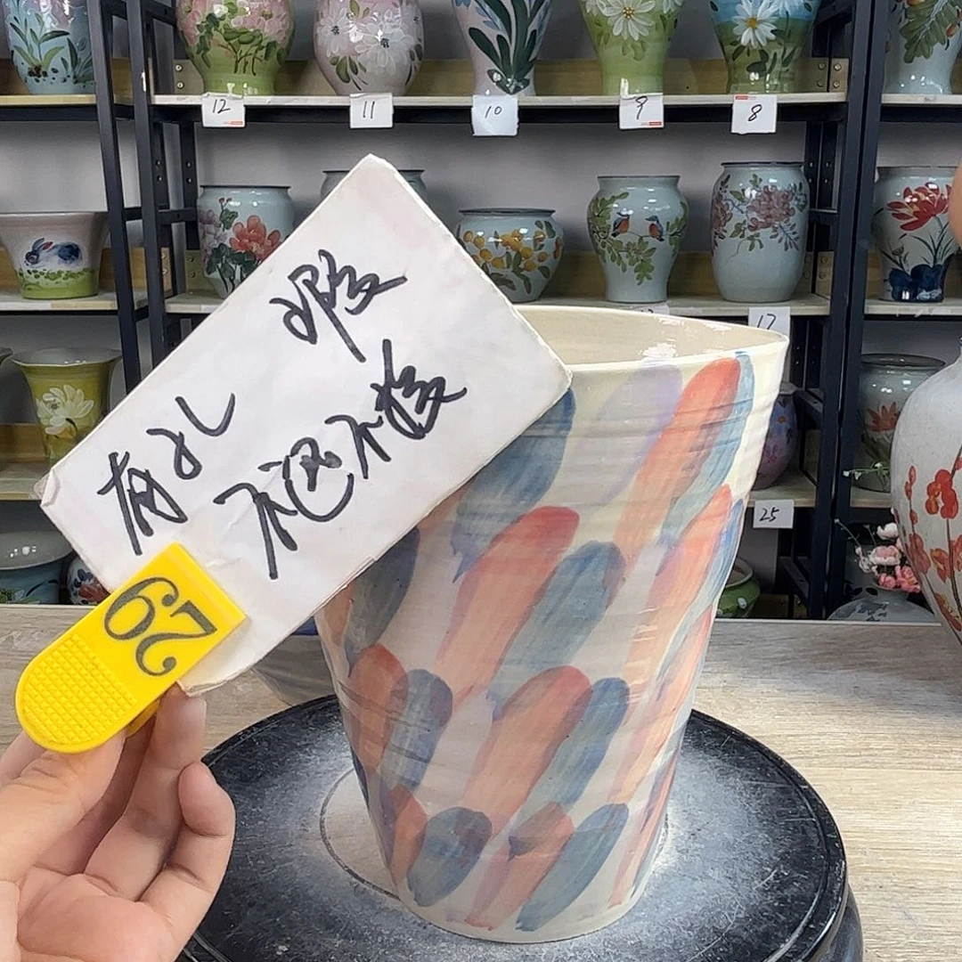罐1tc景德镇陶瓷花盆