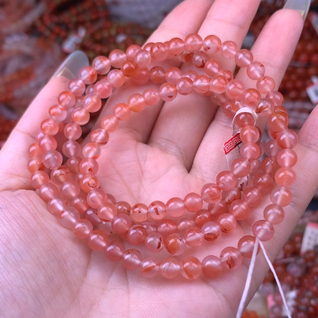 未镶嵌手链南红玛瑙17号高级冰卡5+