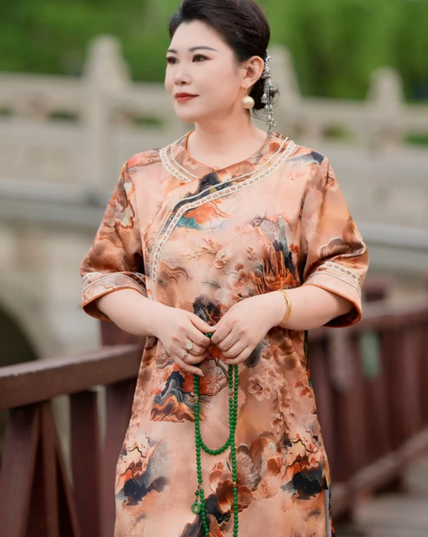 （东方美～长衫）新中式气质百搭高级感轻奢大衫