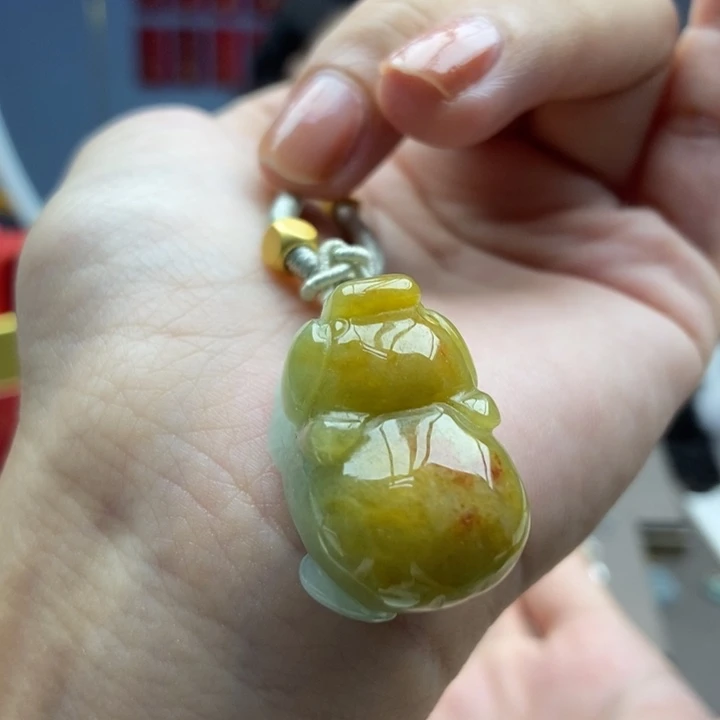 翡翠未镶嵌颈饰吊坠1