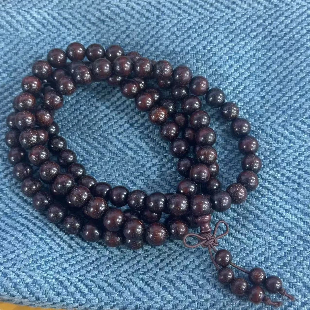 紫檀佛珠108手串男女款卡8 061（无礼盒）