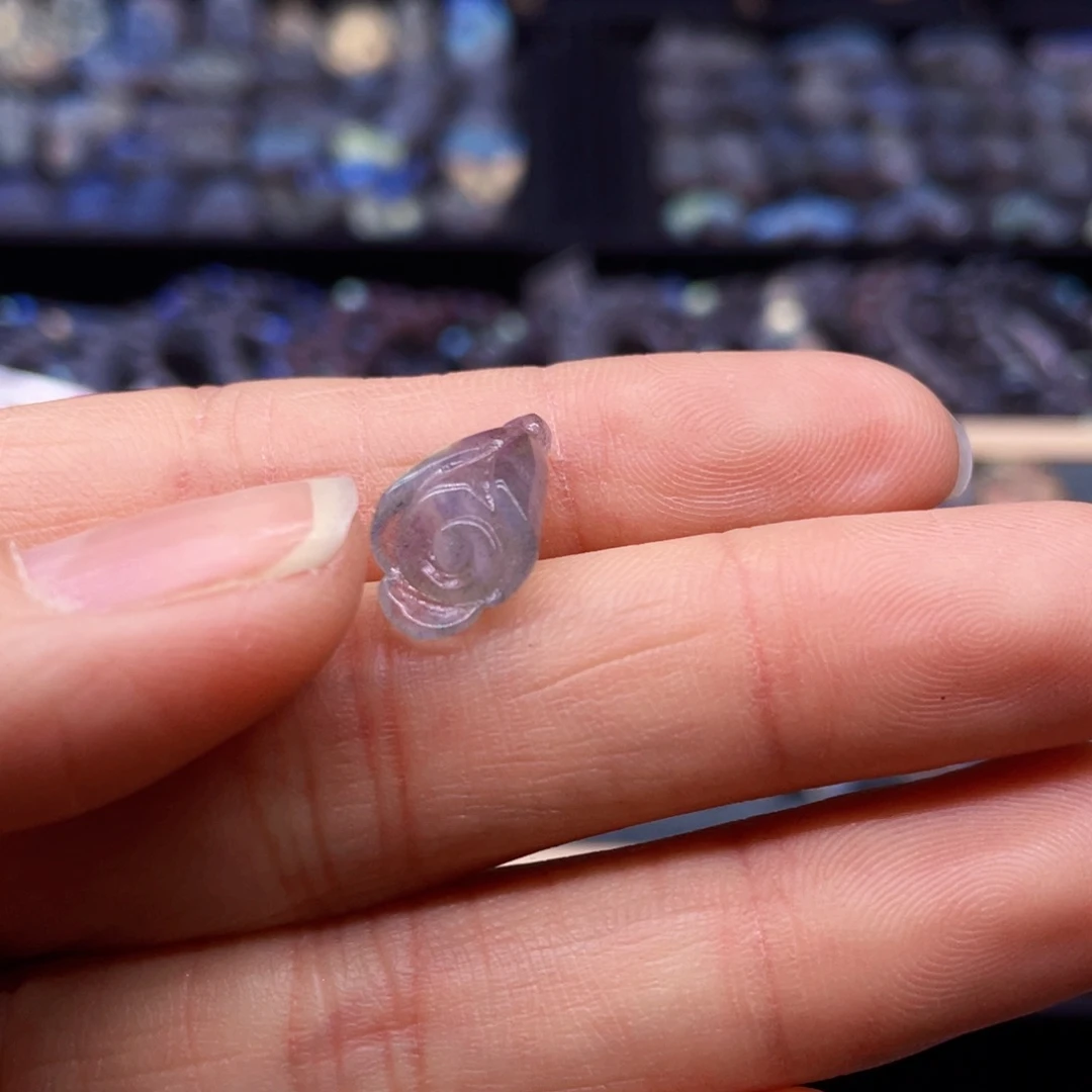 长石颈饰银S925镶嵌只**气客户要求定制银扣