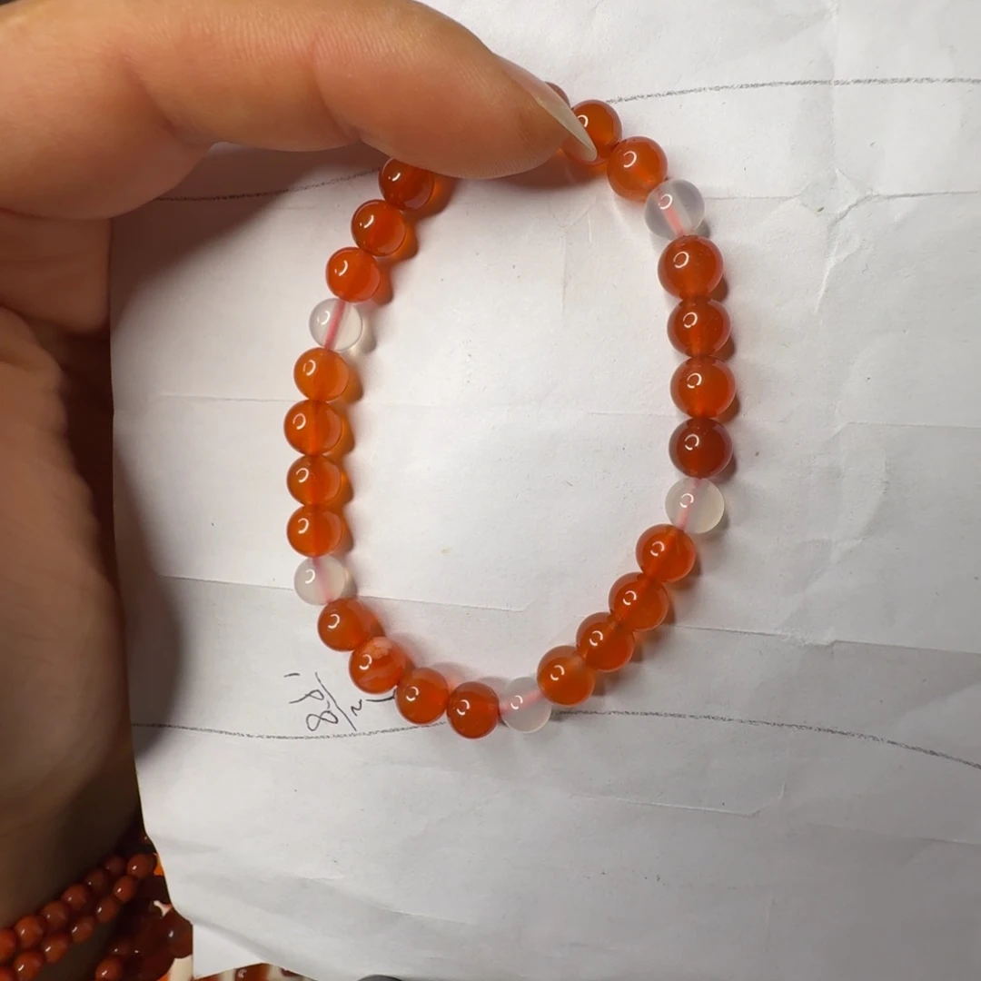 未镶嵌手串南红玛瑙