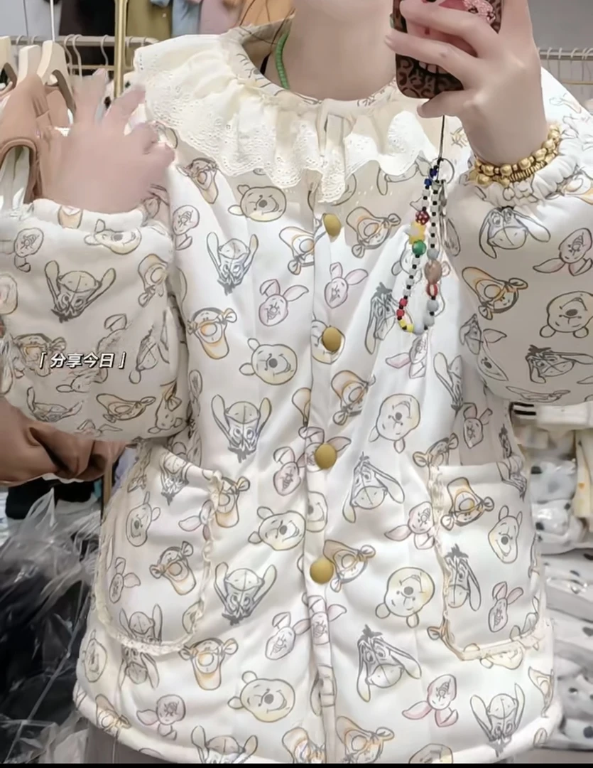 【乐淇专属】2025新款300g新疆水洗棉花边连帽正宗新疆100%棉花衣