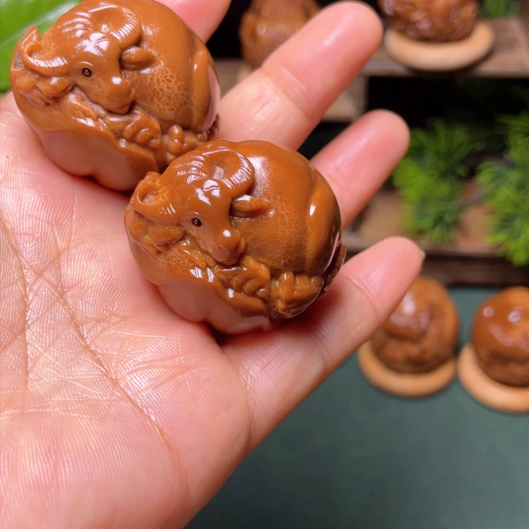 手串/手链橄榄核牛一对