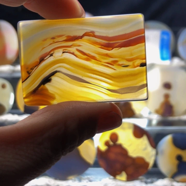 合金玛瑙/玉髓珠宝奇石147