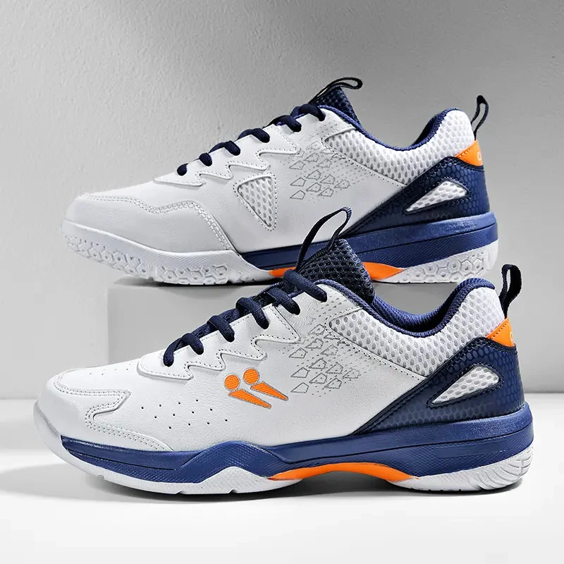 美克秋季新款比赛训练鞋男女运动羽毛球鞋防滑耐磨橡胶鞋底网