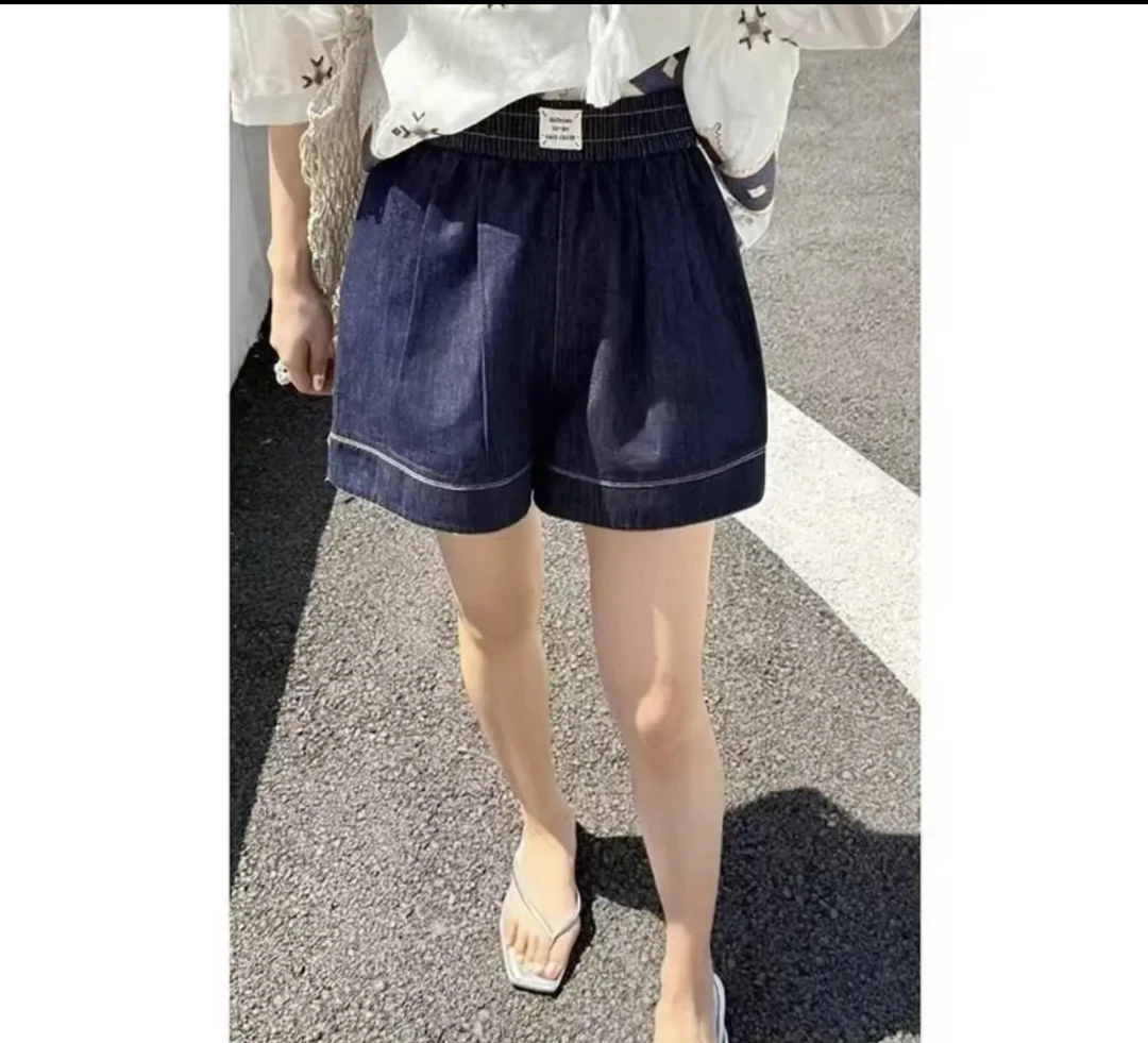 580夏季高腰韩版显瘦女短裤
