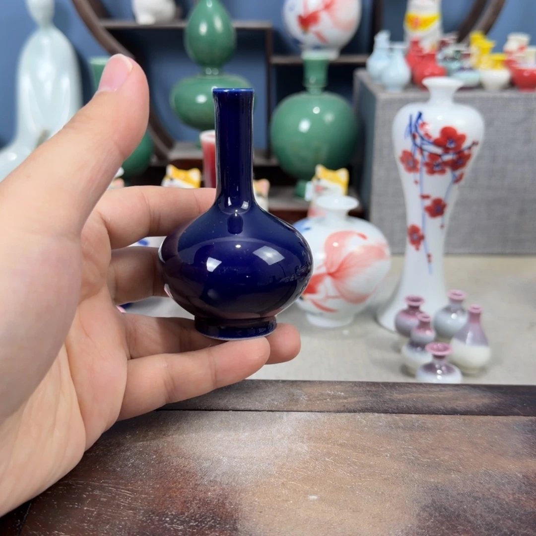 陶瓷手工小花器摆件