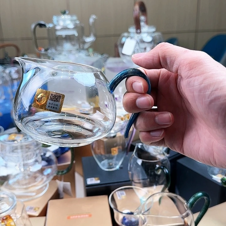 禾器淡然黛蓝公道杯