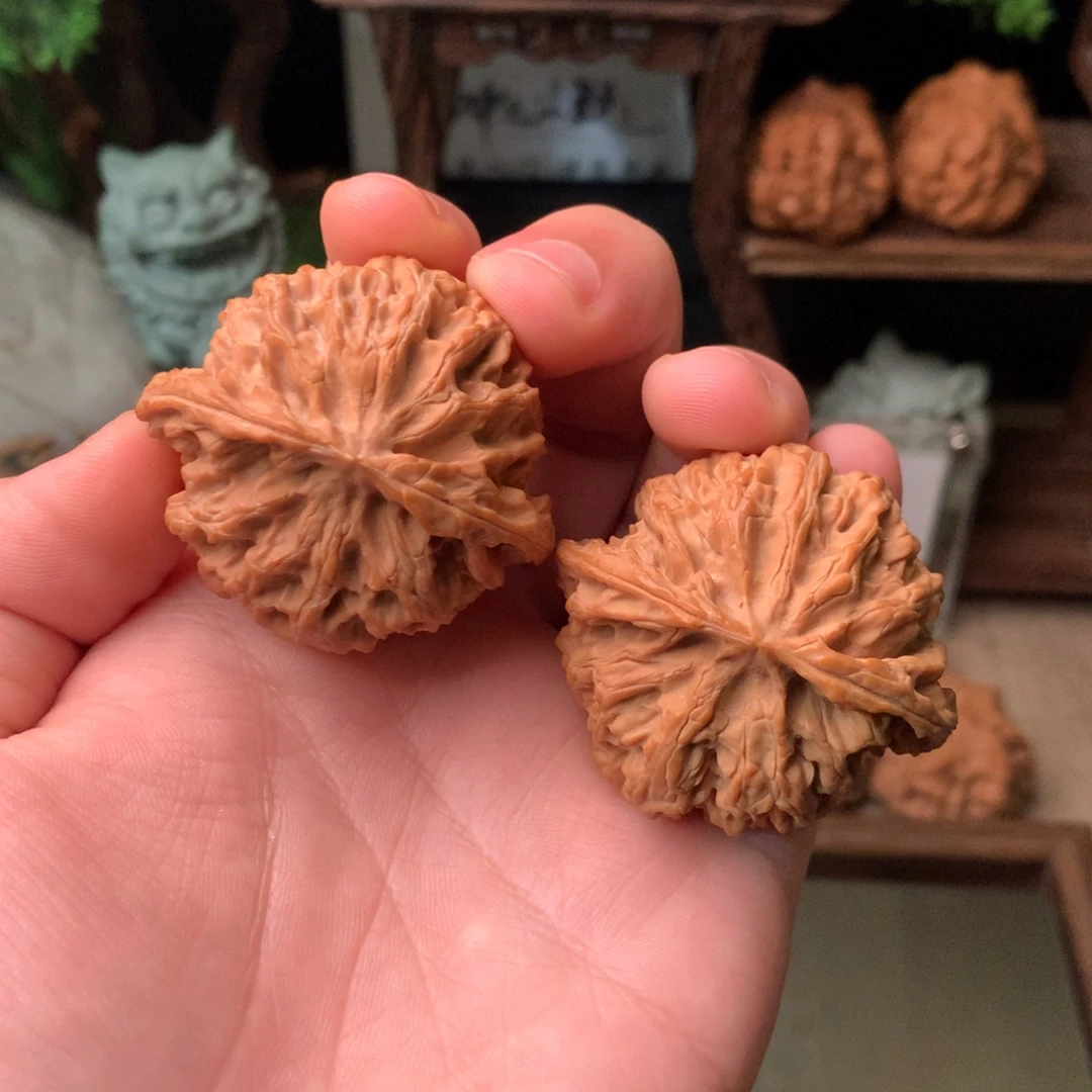 文玩核桃把件46尺寸苹果圆