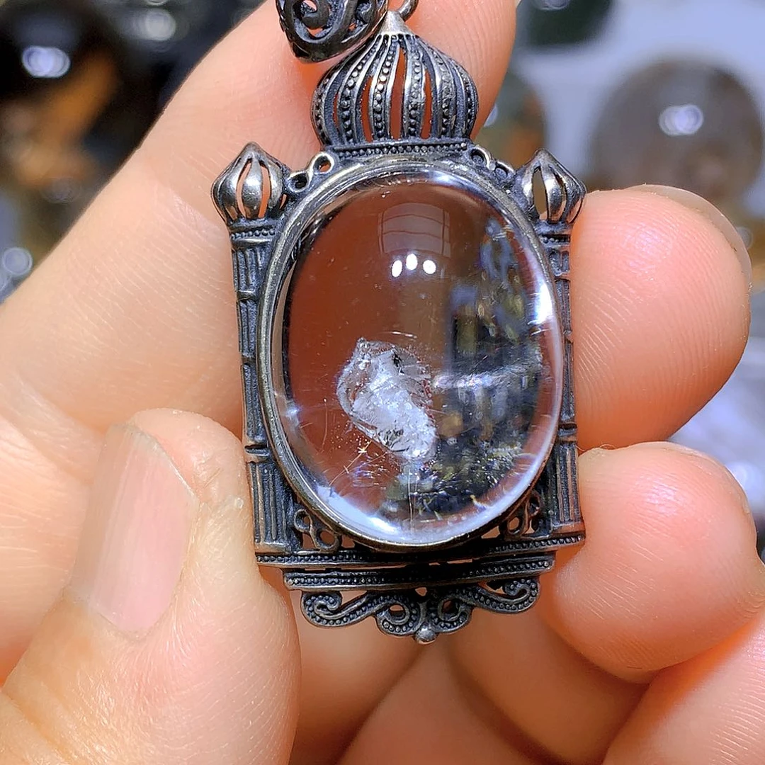 吊坠未镶嵌水晶天然水晶