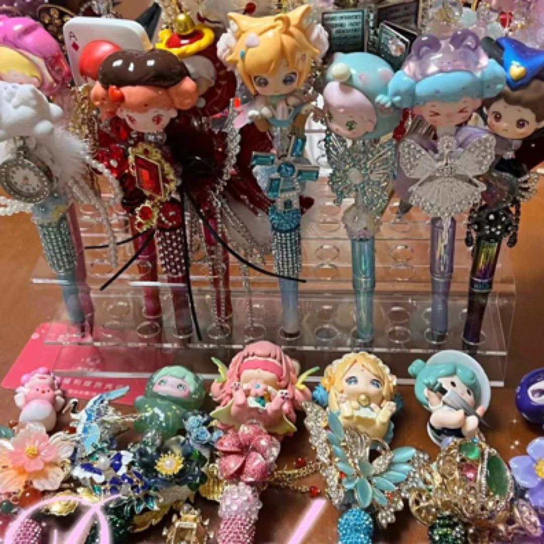 正版萌粒圆珠笔手工DIY创意文具