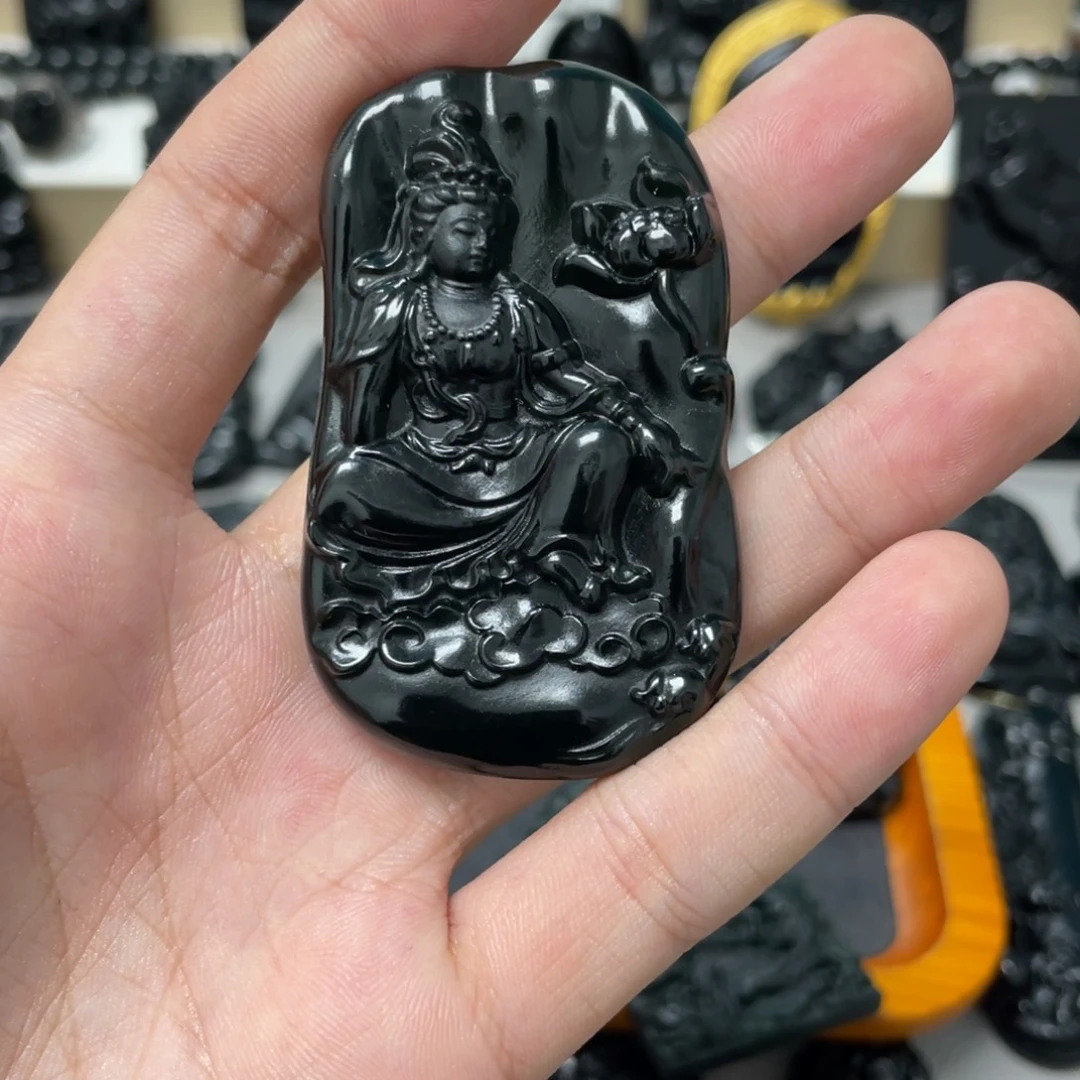 ****࿐蛇纹石玉未镶嵌吊坠