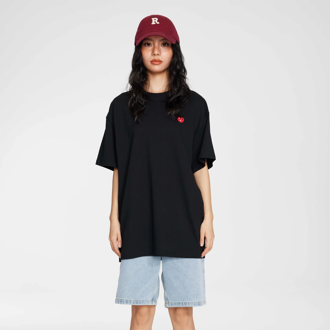 XY女装打底衫美式短袖宽松圆领套头潮流夏季运动时尚户外1090