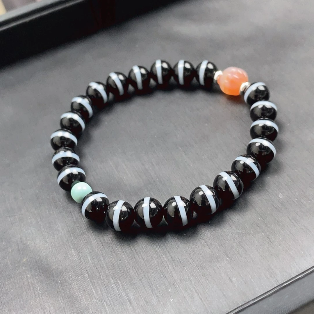 玛瑙/玉髓玛瑙手串合金